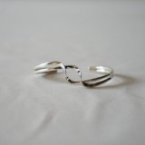 画像: MEXICAN JEWELRY - TAXCO SILVER BANGLE 925 "double curve"