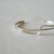 MEXICAN JEWELRY - TAXCO SILVER BANGLE 925 "straight&curve"