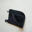 rerer - L shaped zipper multi case (air bag) / Black