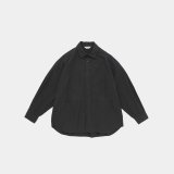 画像: STILL BY HAND - Garment dye over shirt / Ink Black