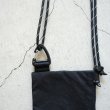 rerer - Pochette (air bag) / Black×刺繍Purple