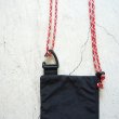 rerer - Pochette (air bag) / Black×刺繍Green