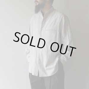 画像: STILL BY HAND - Silk nep twill shirt / Sage