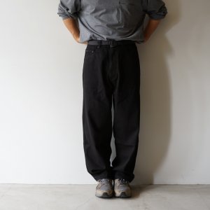 画像: alvana - Bharat denim skate pants / Ink Black