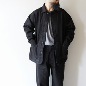 画像: alvana - Bharat denim coverall jacket / Ink Black