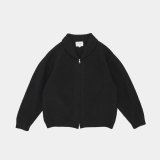 画像: STILL BY HAND - Shawl collar kntted blouson / Black