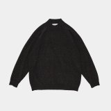 画像: STILL BY HAND - High neck pullover knit / Melange Navy