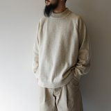 画像: STILL BY HAND - High neck pullover knit / Melange Oatmeal
