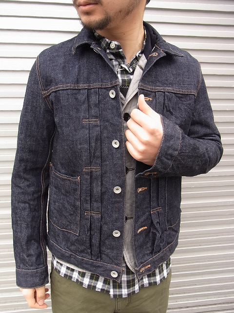 画像: STILL BY HAND - 13.5oz セルヴィッチデニムGジャケット-