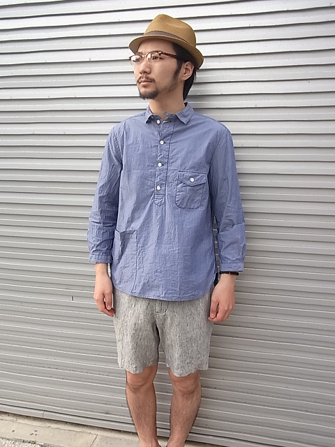 画像: STILL BY HAND　-7分袖プルオーバーシャツ-
