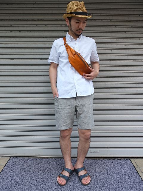 画像: STILL BY HAND - Linen ショーツ