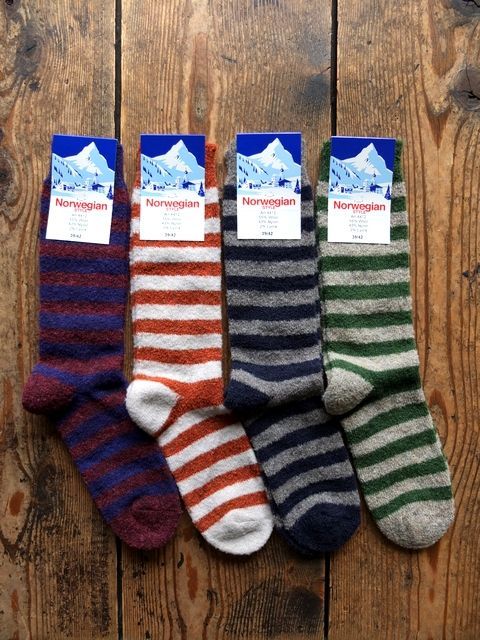 画像: Norwegian Style - BULKY STRIPE SOCKS