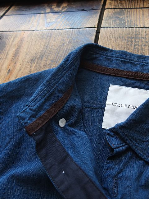 画像: STILL BY HAND - L/S CHAMBRAY SHIRT