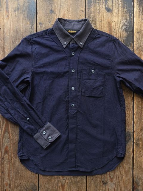 画像: Jackman - BASEBALL SHIRT (cotton oxford)