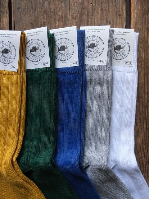 画像: LOCAL ROOTS - COTTON RIB SOCKS