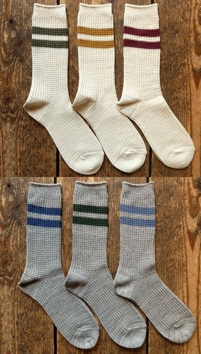 画像: WAFFLE SOCK×3