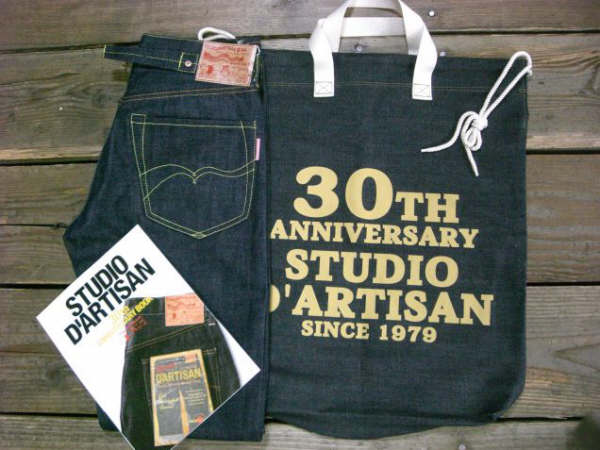 画像: STUDIO D'ARTISAN  30周年記念限定デニム＆Ｔシャツ登場！