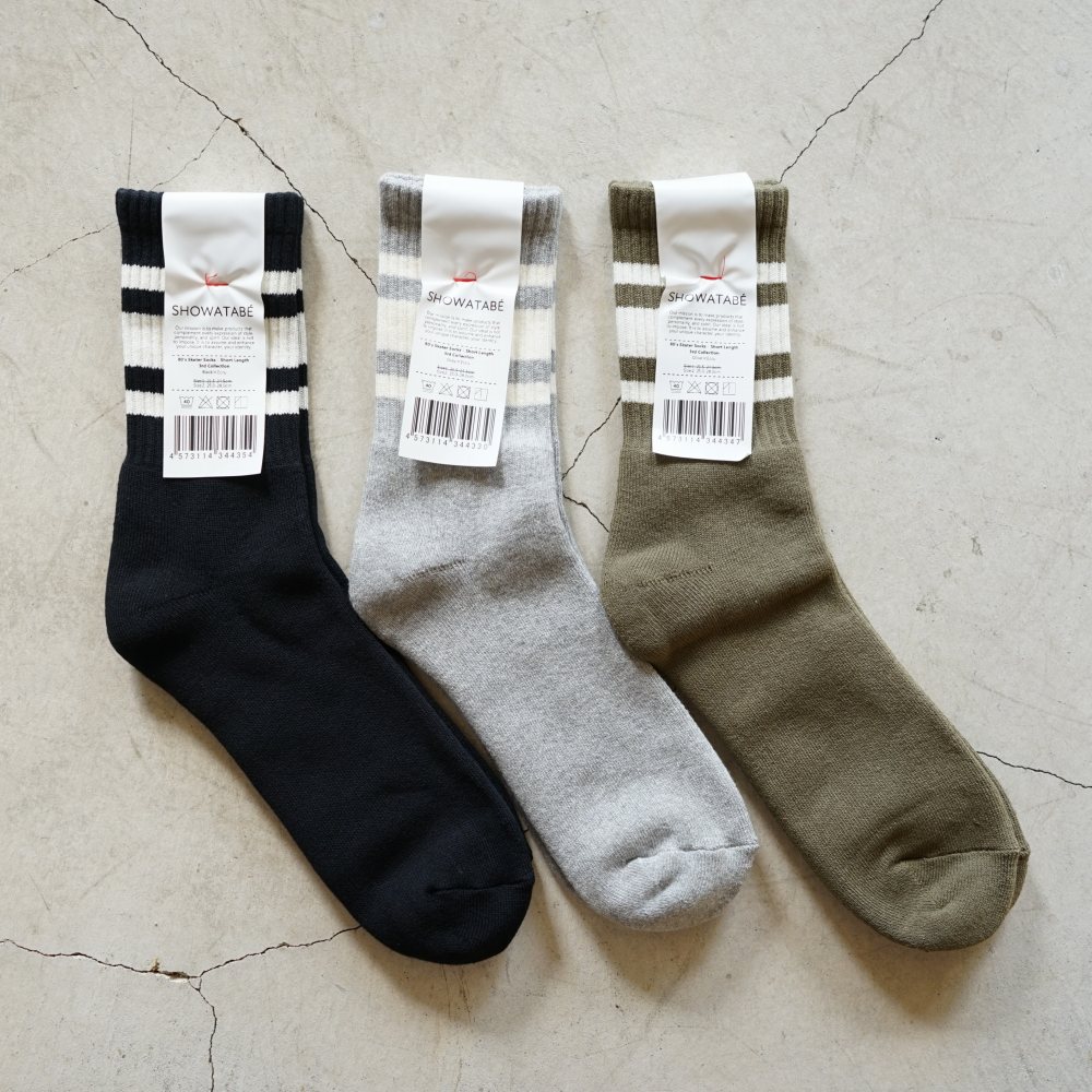 SHOWATABE - 80's SKATER SOCKS (SHORT LENGTH)