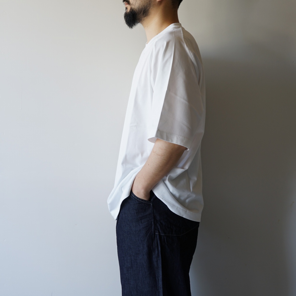 STILL BY HAND - High twist short sleeve [CS08252] / White