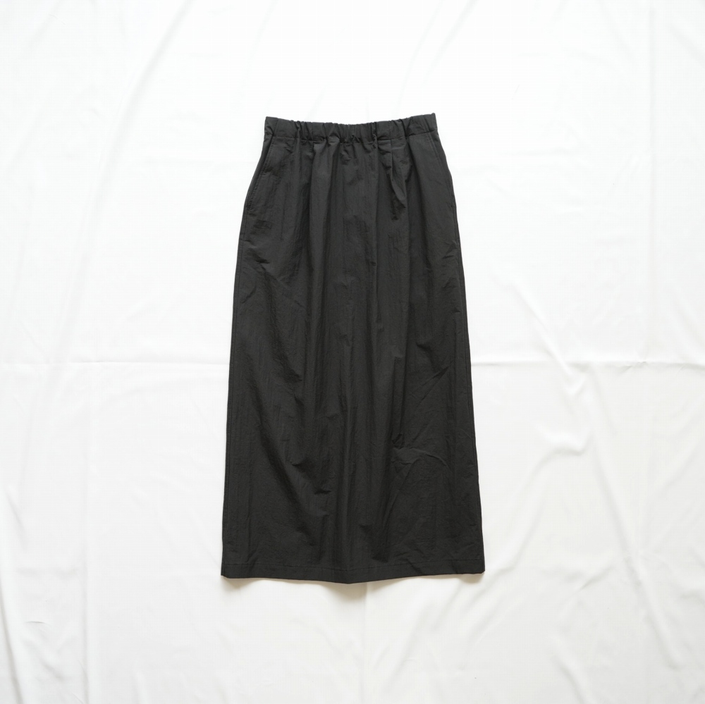 【women's】 STILL BY HAND WM - Cotton/Nylon easy skirt [SK01252WM] / Black