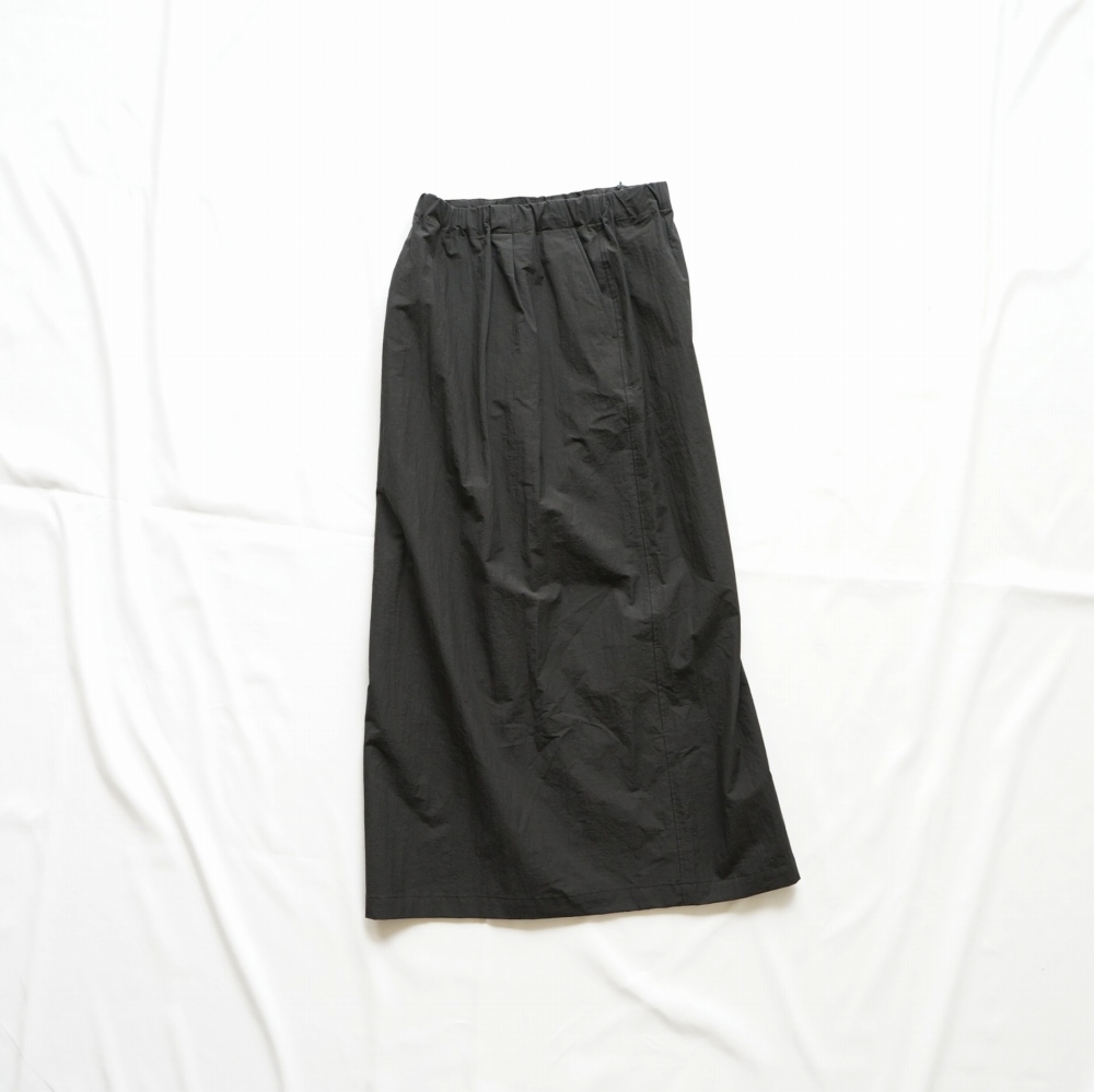 【women's】 STILL BY HAND WM - Cotton/Nylon easy skirt [SK01252WM] / Black