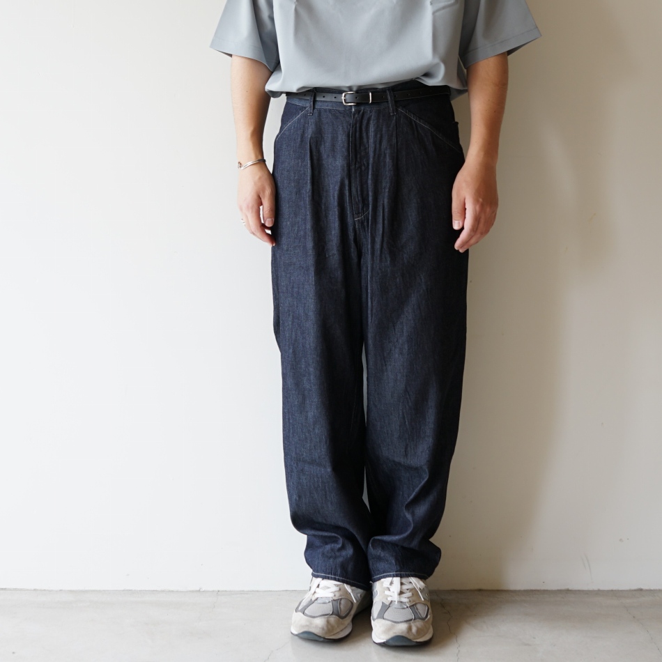 STILL BY HAND - 5.5oz denim pants [DN01252] / Indigo