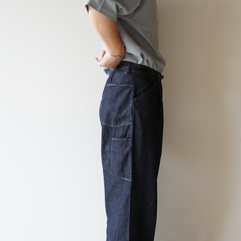 STILL BY HAND - 5.5oz denim pants [DN01252] / Indigo