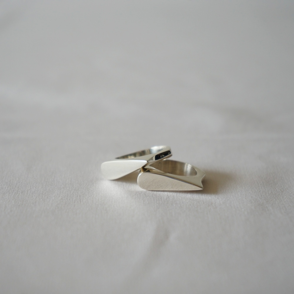 MEXICAN JEWELRY - TAXCO SILVER RING 925 "drop"