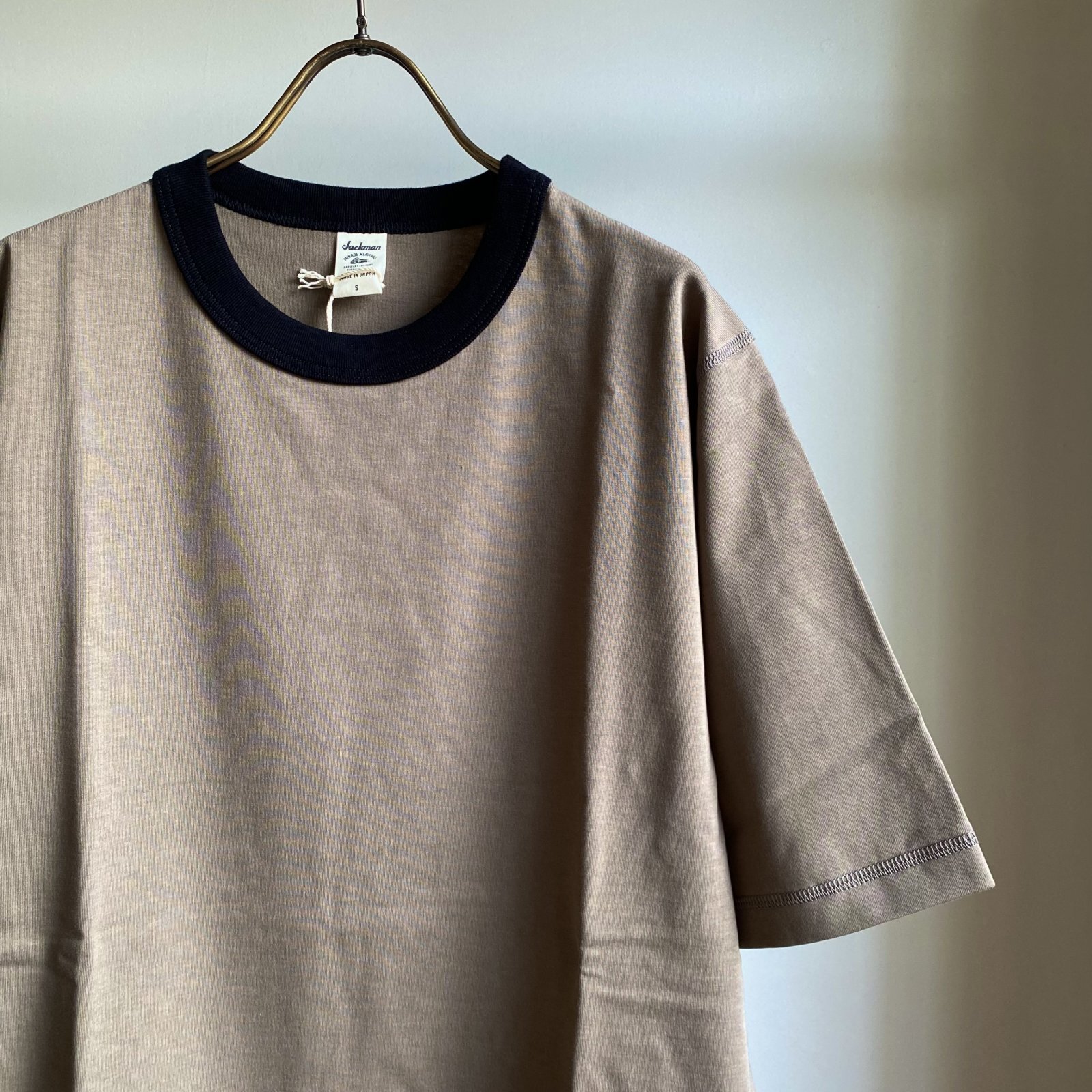 画像2: JACKMAN - Grace T-shirt / Sepia×Black (2)
