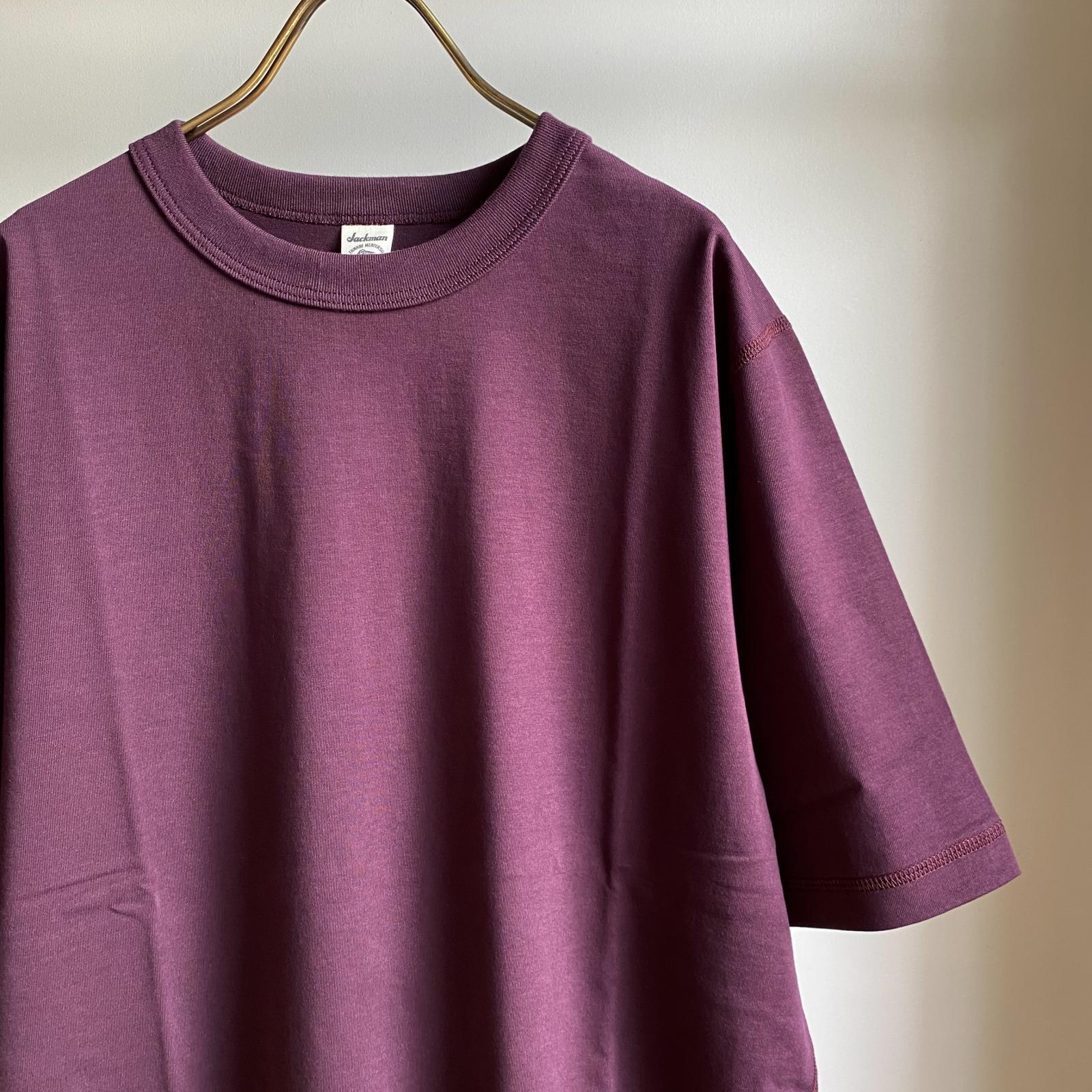 画像2: JACKMAN - Grace T-shirt / Mauve Wine (2)